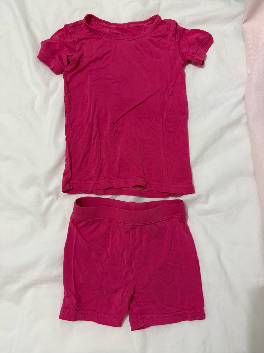 Little Sleepies Hot Pink Short Sleeve Pajama Set